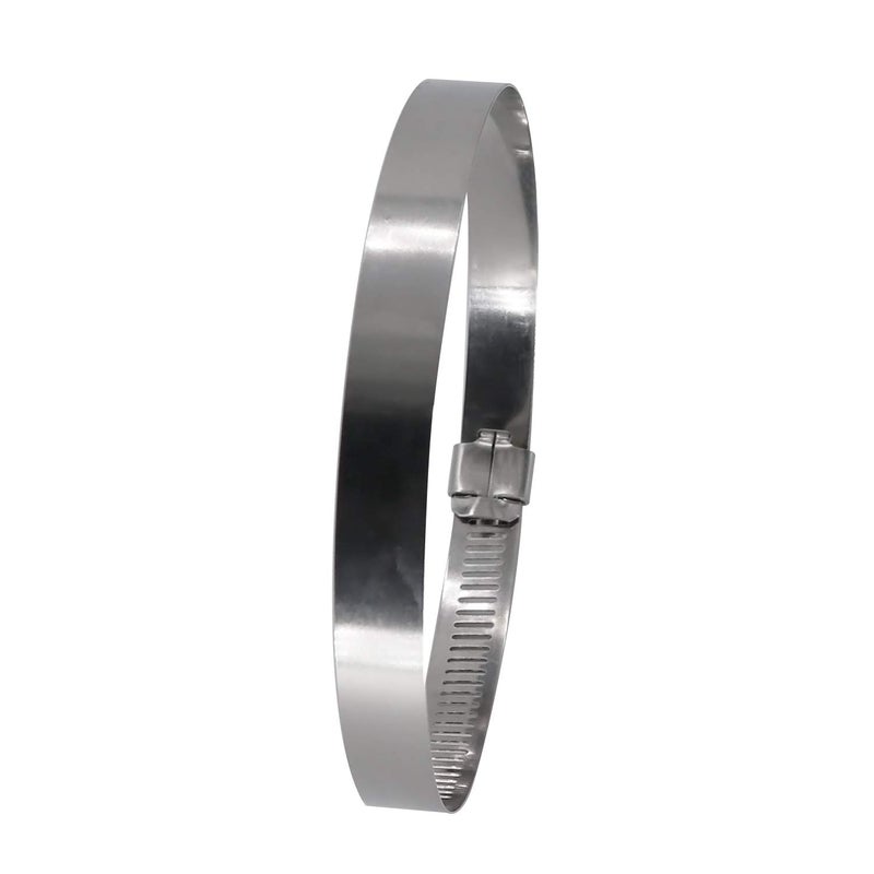 ROADFORMER 5" Worm Gear Hose Clamp - SAE 80 Size, Full Stainless Steel with 1/2" Band Width, Working Range 116mm - 140mm Hose Clamps,10 Pack - Image 4